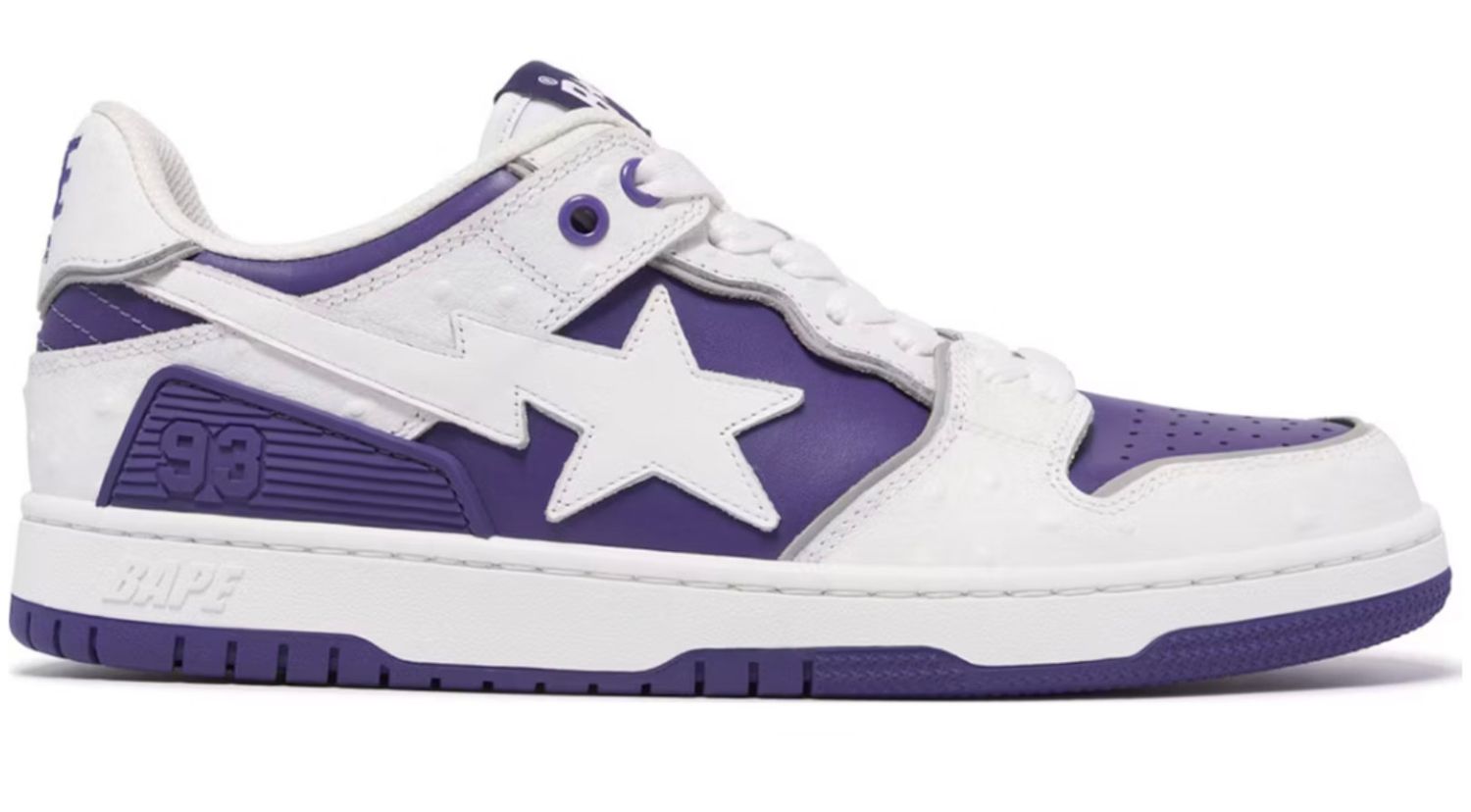A Bathing Ape Bape SK8 STA #1 M2 &#39;Purple Ostrich&#39;