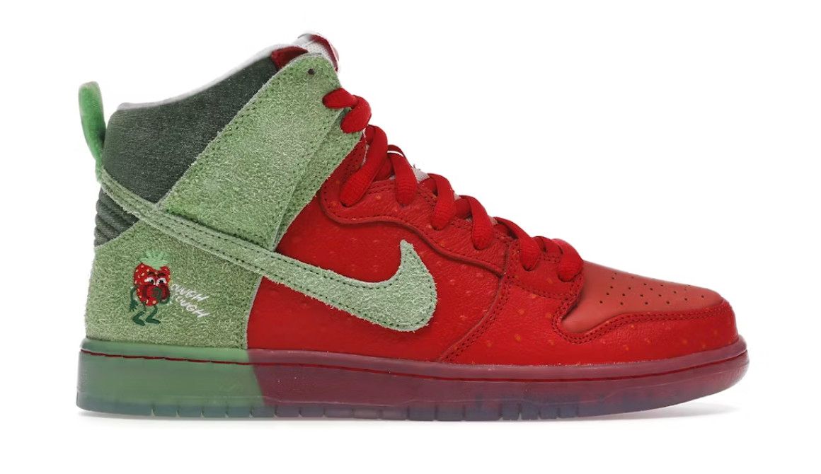PO Nike SB Dunk High &#39;Strawberry Cough&#39;, Size: | 10.5 |