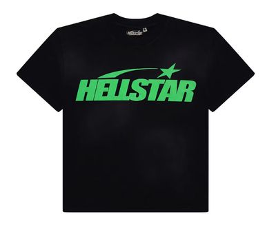 HellStar Studios &#39;Green Classic Logo&#39; Tee Black