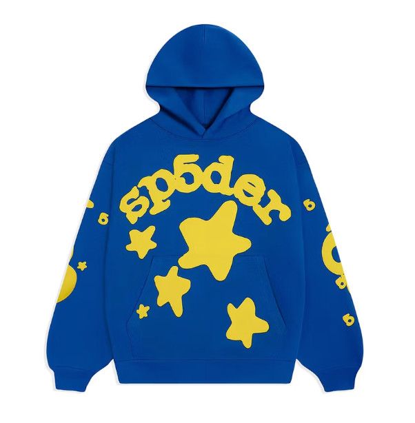 Sp5der &#39;Beluga Logo&#39; Hoodie TC Blue