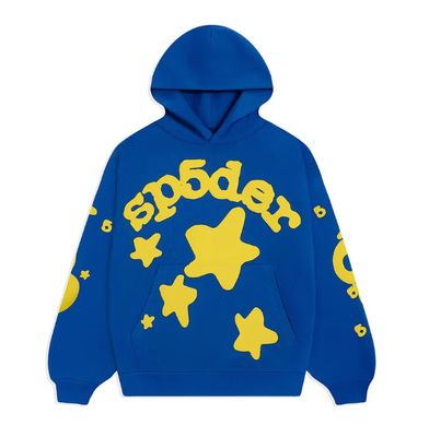 Sp5der &#39;Beluga Logo&#39; Hoodie TC Blue