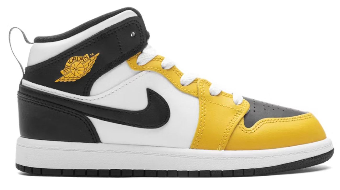 PS Air Jordan 1 Mid &#39;Yellow Ochre&#39;