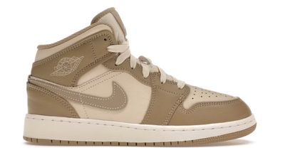 GS Air Jordan 1 Mid &#39;Legend Brown&#39;