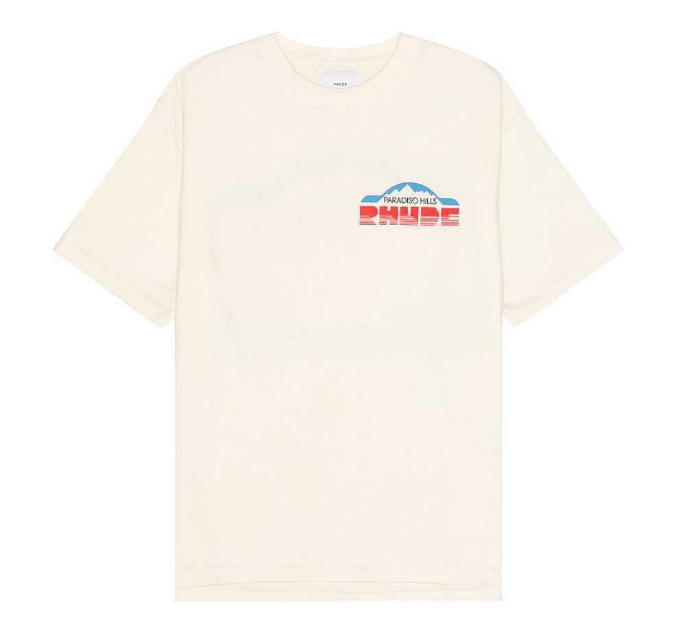Rhude &#39;Paradiso Rally&#39; Tee Vtg White