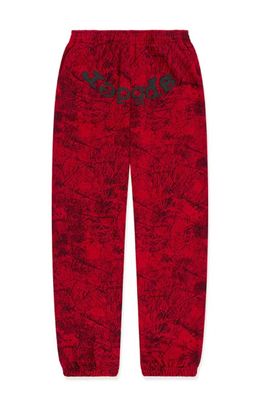 Sp5der &#39;OG Web Real Tree&#39; Sweatpants Red