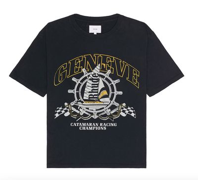 Rhude &#39;Geneve Catamaran&#39; Tee Vtg Black