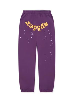 Sp5der &#39;Star OG Web V2&#39; Sweatpants Purple