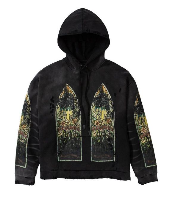 Who Decides War &#39;Garden Glass&#39; Hoodie Black