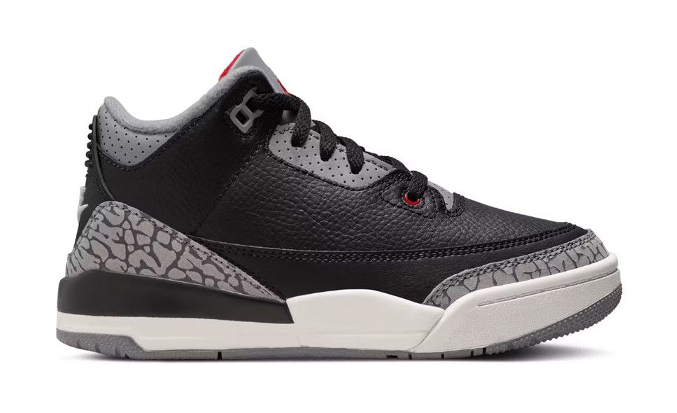 GS Air Jordan 3 Retro &#39;Black Cement&#39;