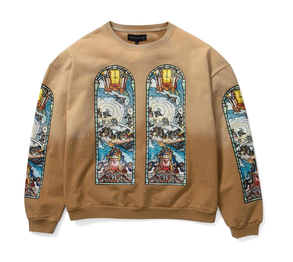 Who Decides War &#39;Chalice&#39; Crewneck Brown