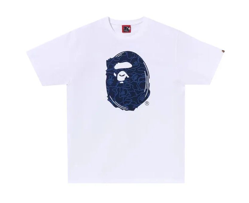 Bape &#39;Navy 30th Anniversary&#39; Tee White