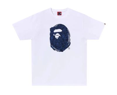 Bape &#39;Navy 30th Anniversary&#39; Tee White