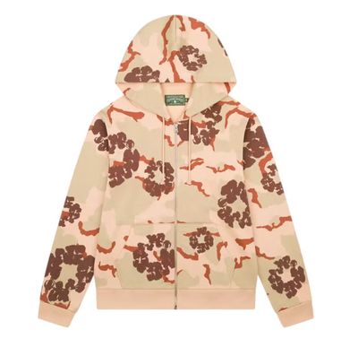 Denim Tears &#39;Camo Cotton Wreath&#39; Zip Up