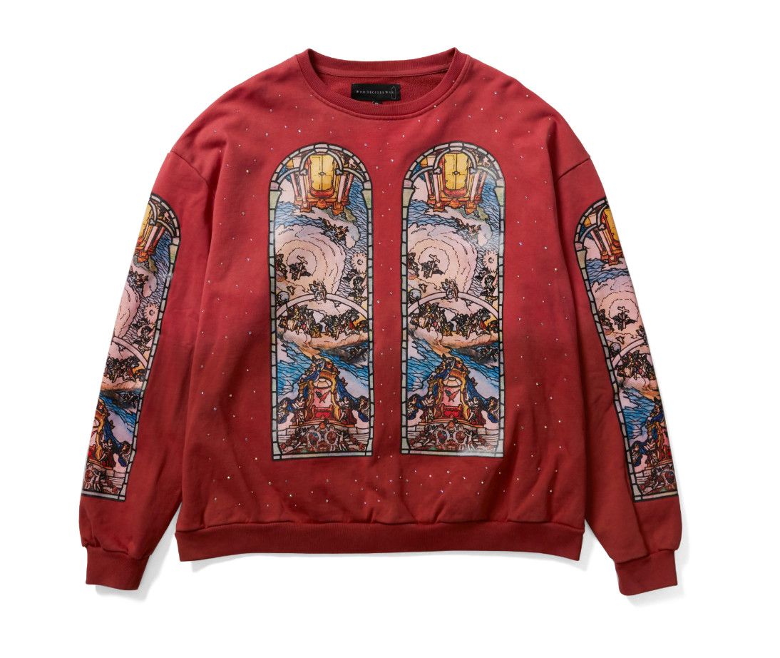 Who Decides War &#39;Chalice&#39; Crewneck Red