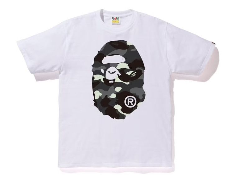 Bape &#39;US City Camo Ape Head&#39; Tee White