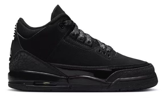 GS Air Jordan 3 Retro &#39;Black Cat&#39;