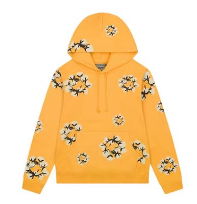 CPFM x Denim Tears &#39;Cactus Wreath&#39; Hoodie Yellow