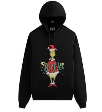 Kith x The Grinch &#39;Ornament&#39; Hoodie Black, Size: | L |