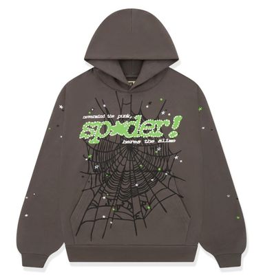 SP5DER &#39;P*NK V2&#39; Hoodie Slate Grey