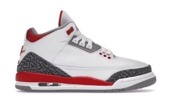 GS Air Jordan 3 Retro &#39;Fire Red&#39;