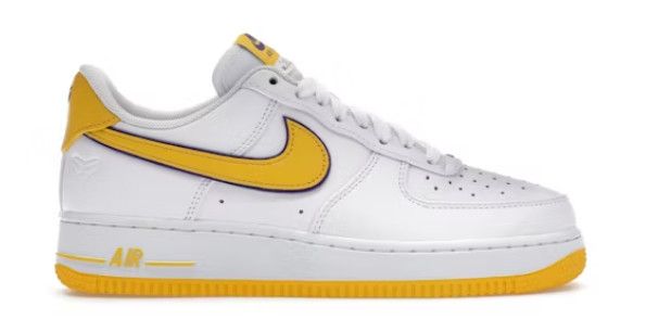 Nike Air Force 1 Low &#39;Kobe Bryant Lakers&#39; White
