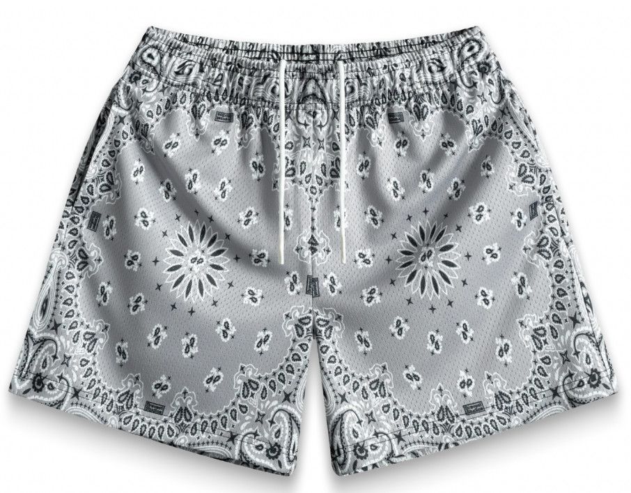 Bravest Studios &#39;Paisley V2&#39; Shorts Grey