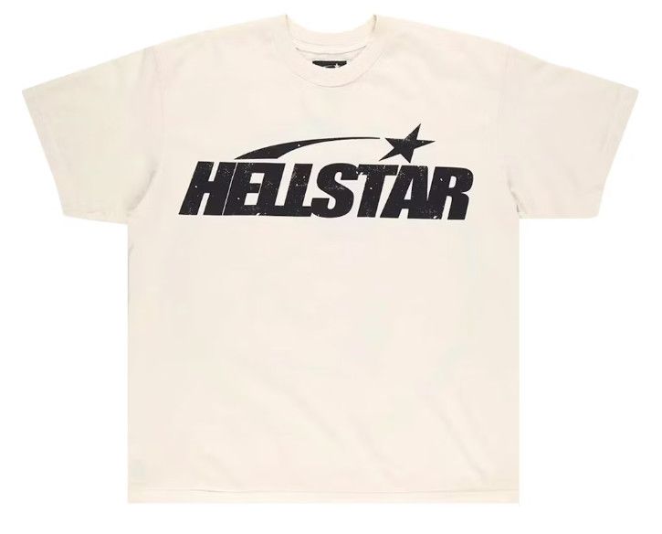 HellStar Studios &#39;Classic Gel Logo&#39; Tee Cream