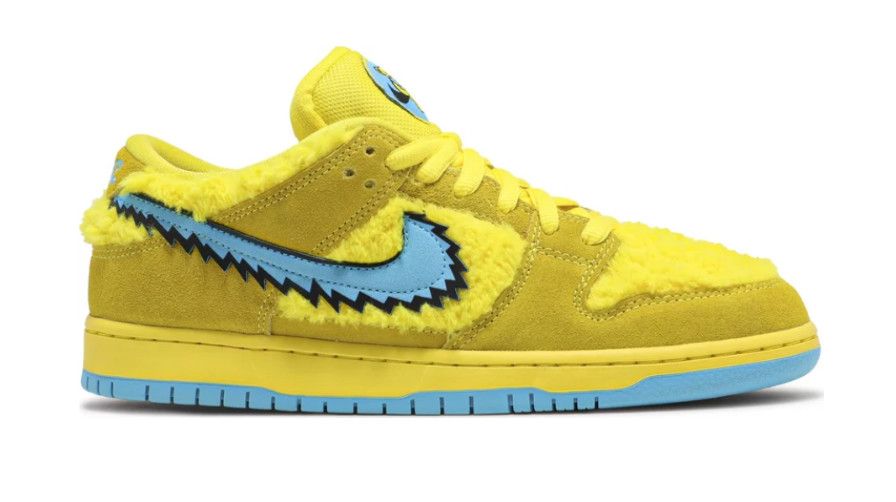 Grateful Dead x Nike SB Dunk Low &#39;Yellow Bear&#39;, Size: | 9 |