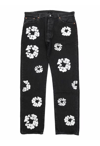Levi&#39;s x Denim Tears &#39;Cotton Wreath&#39; Jeans Black