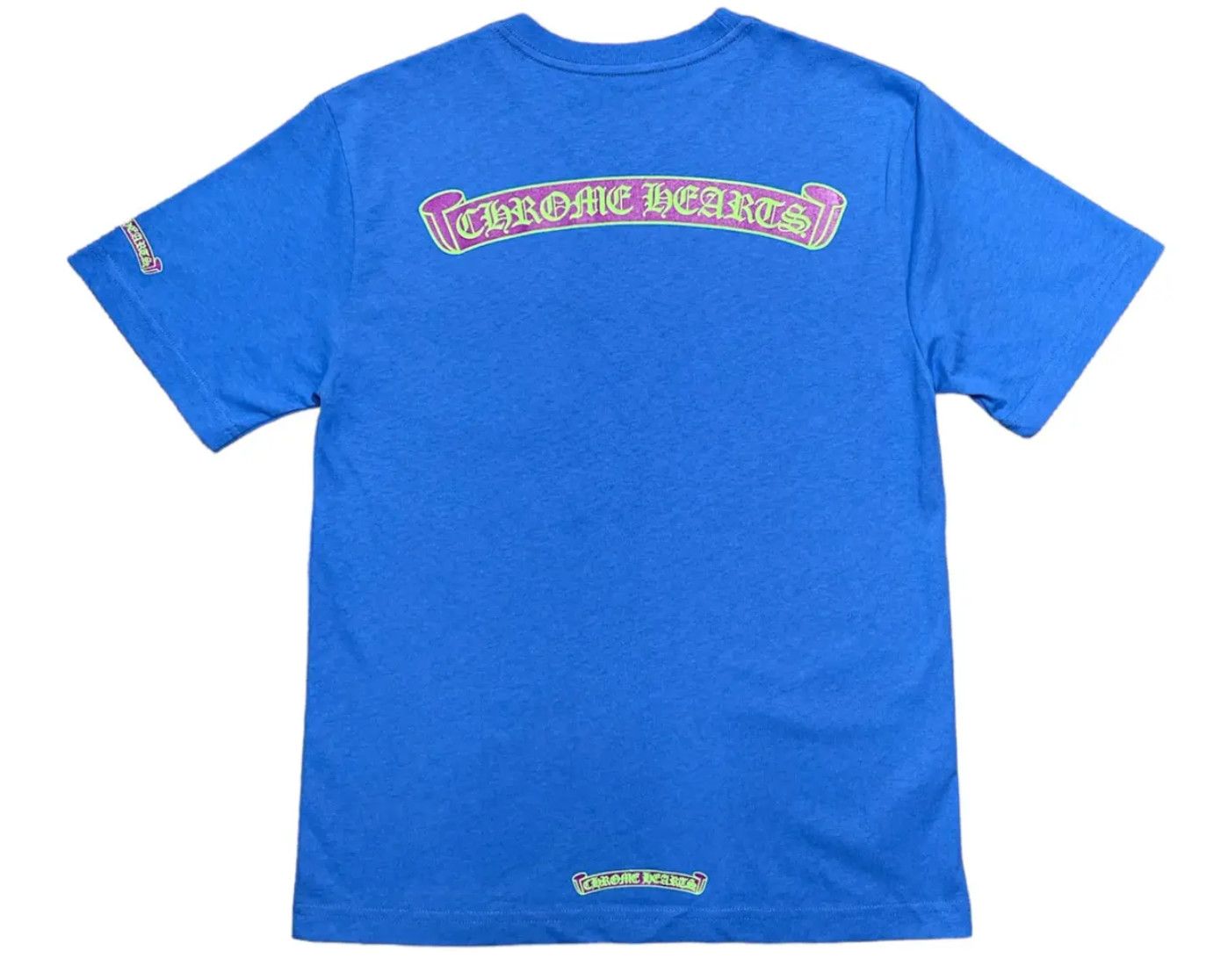 Chrome Hearts &#39;Purple Scroll&#39; Blue S/S Tee