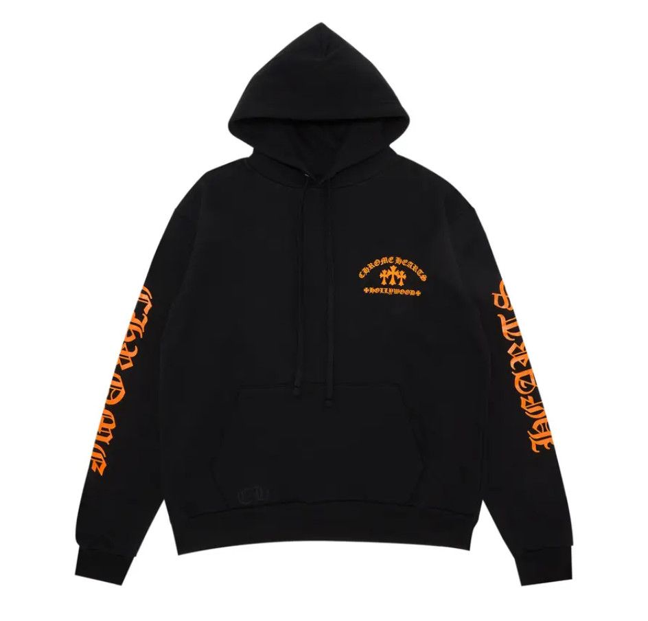 Chrome Hearts &#39;Or. Hollywood&#39; Hoodie Black