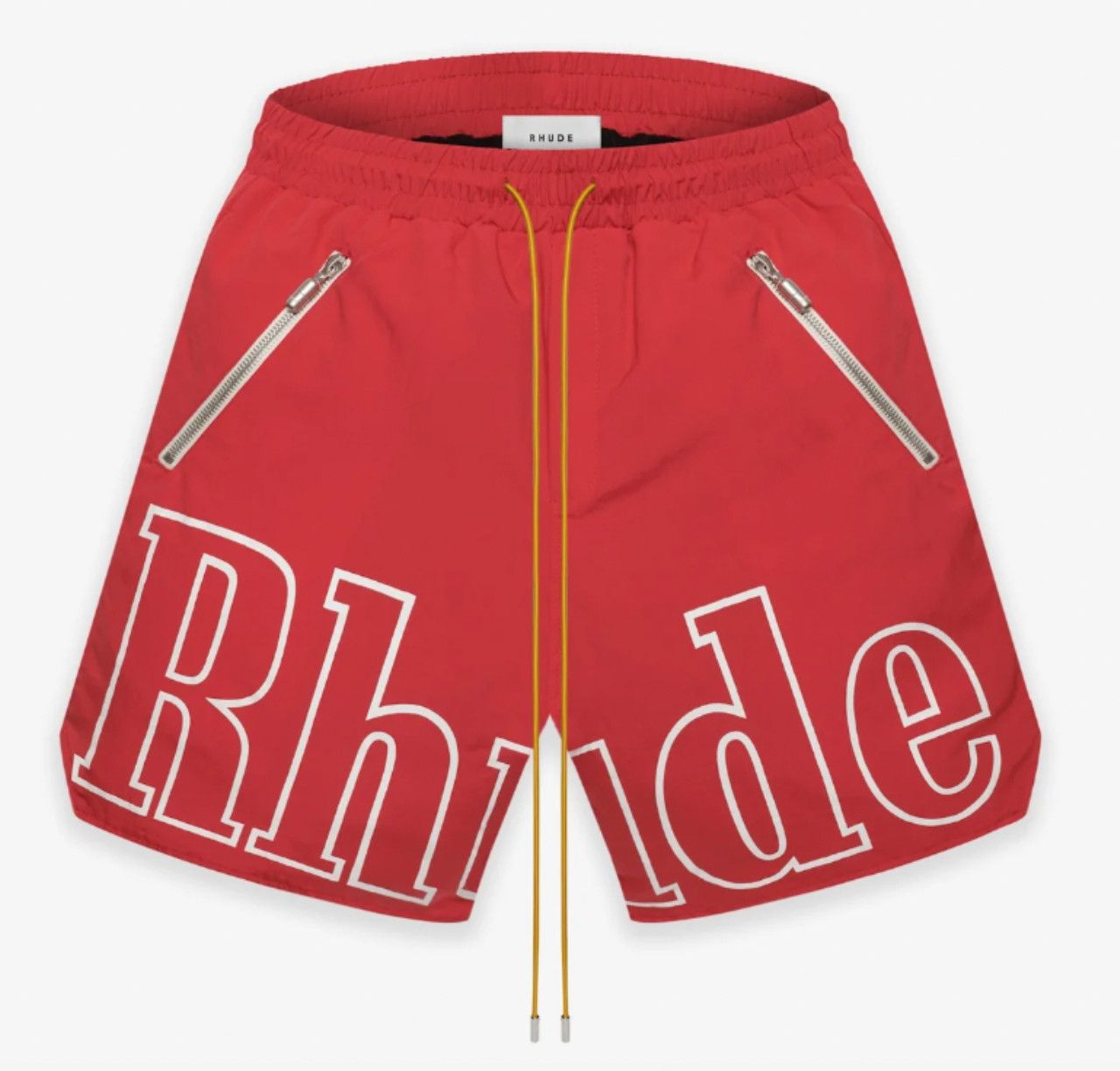 Rhude &#39;RH Logo&#39; Nylon Shorts Red
