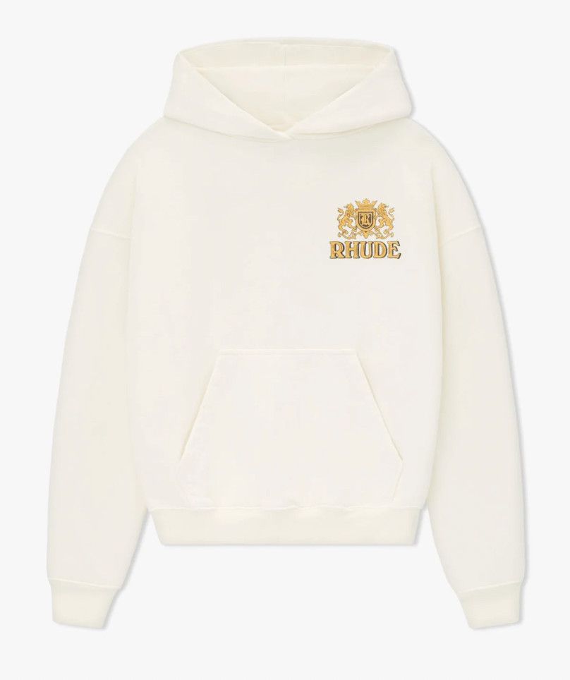 Rhude &#39;Cresta Cigar&#39; Hoodie VTG White