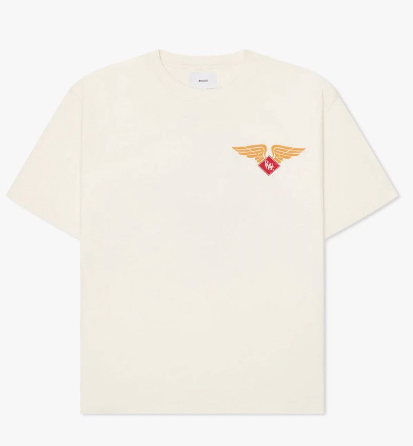 Rhude &#39;Worldwide&#39; Tee VTG White