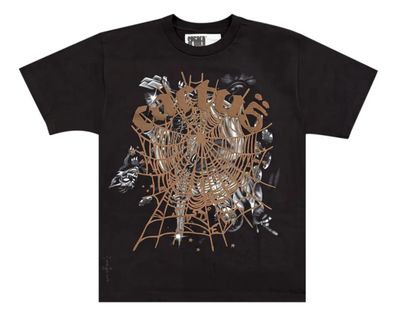 CJ x SP5DER &#39;Airbrush&#39; Tee Brown