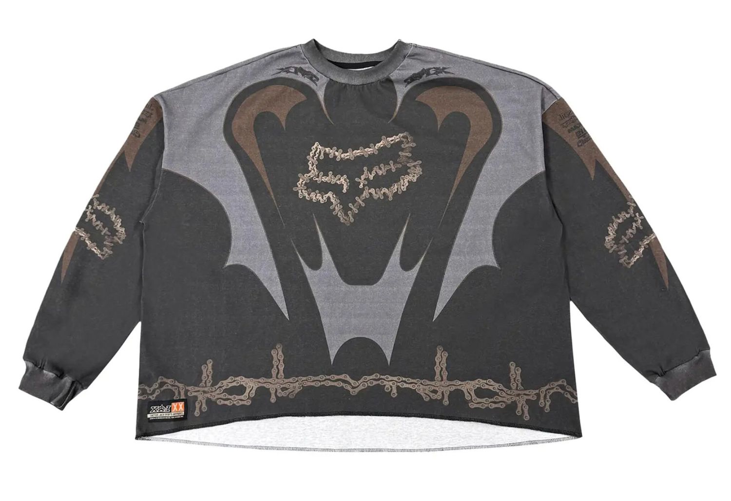 CJ x Fox Racing &#39;Fox&#39; L/S Jersey Black