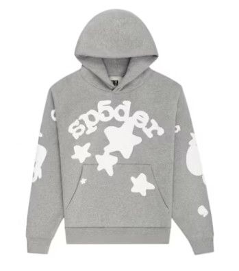 Sp5der &#39;Beluga Logo&#39; Hoodie Dark Heather