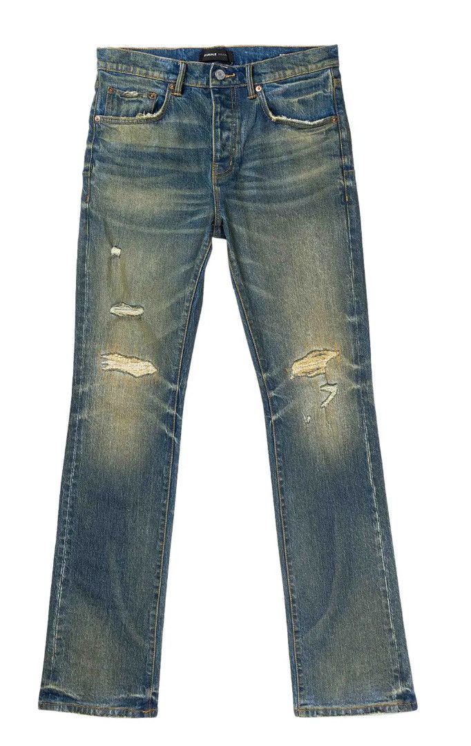 Purple Brand P004 &#39;Mid Indigo Dirty&#39; Jeans