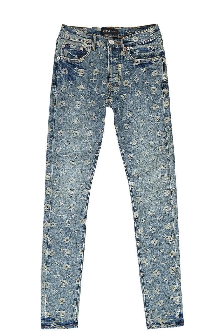 Purple Brand P001 &#39;JacqMono Mid Indigo&#39; Jeans
