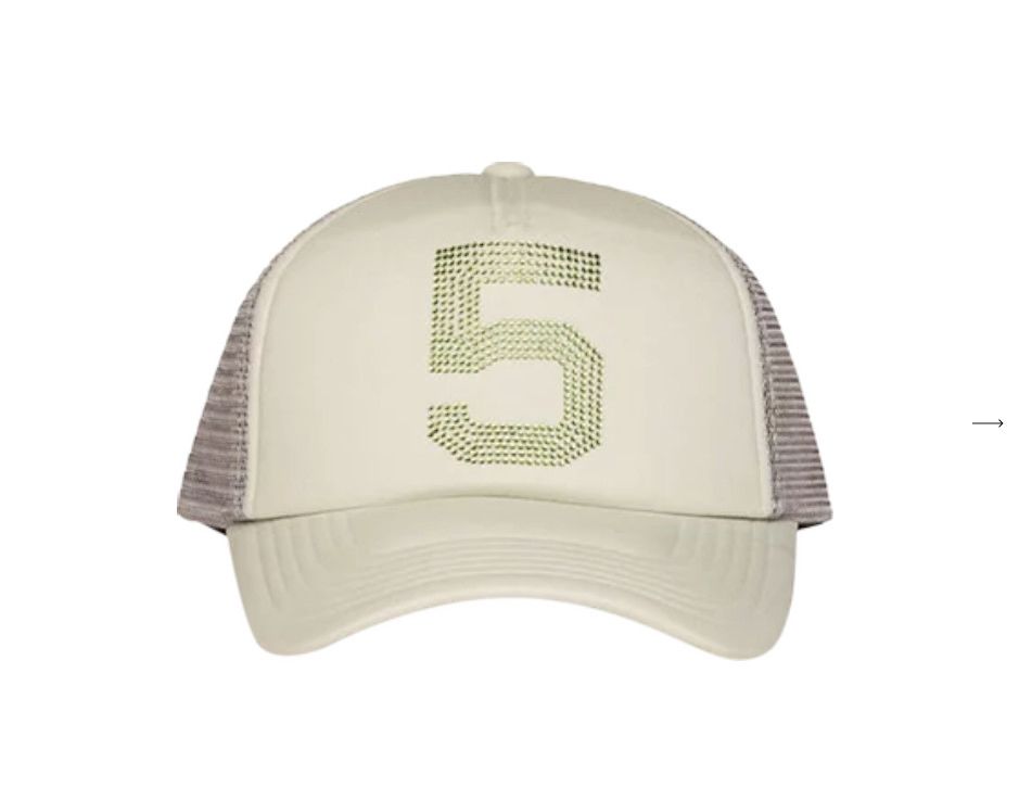 SP5DER &#39;Rhinestone 5&#39; Trucker Hat, Color: Slate Grey