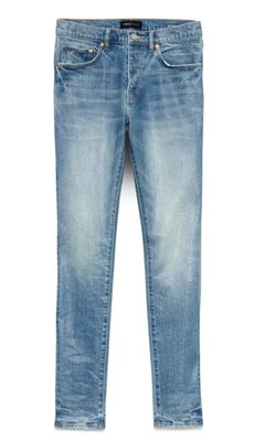 Purple Brand P001 LR &#39;Light Indigo Coated&#39; Jeans