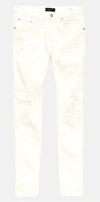 Purple Brand P001 LR &#39;White Light Destroy&#39; Jeans