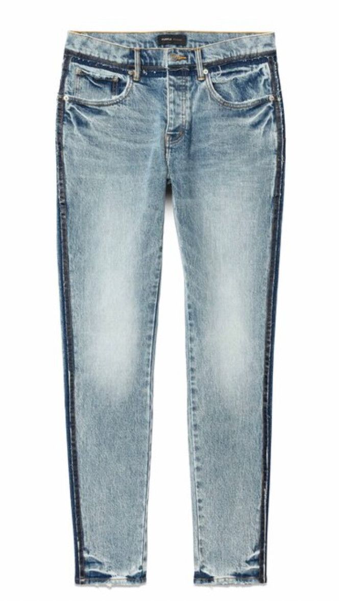 Purple Brand P001 LR &#39;Shadow Seam indigo&#39; Jeans