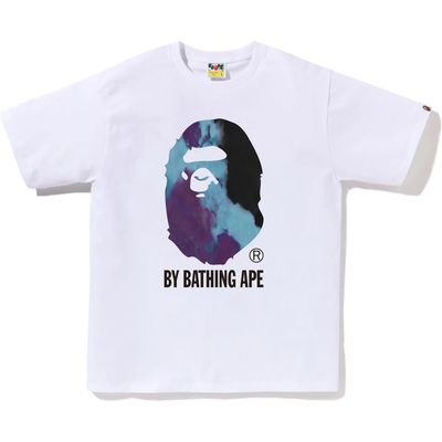 Bape &#39;Blue TieDye Ape RT&#39; Tee White