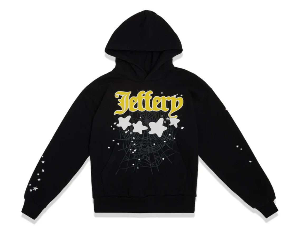 Sp5der &#39;Jeffery&#39; Hoodie Black