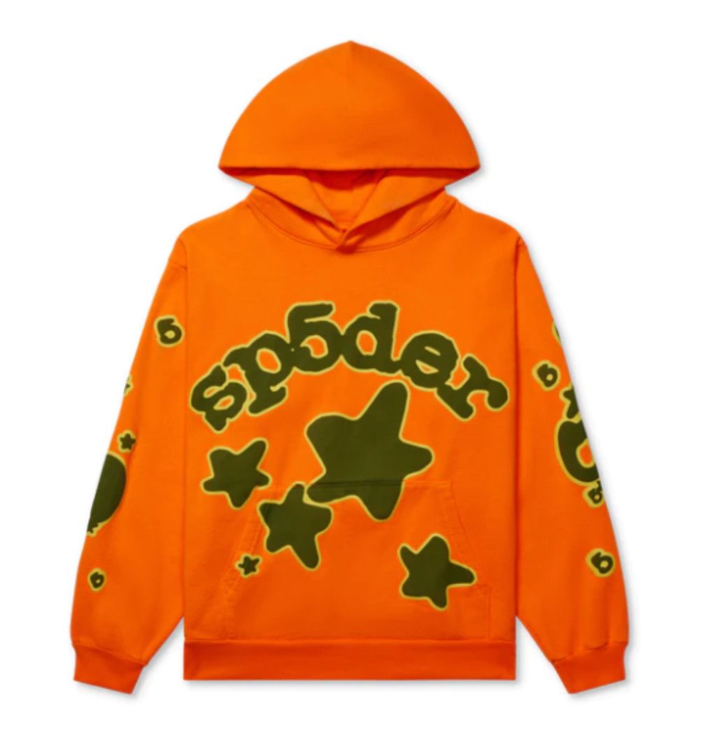SP5DER &#39;Beluga Logo&#39; Hoodie Orange