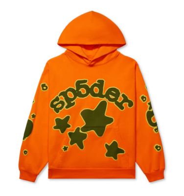 SP5DER &#39;Beluga Logo&#39; Hoodie Orange