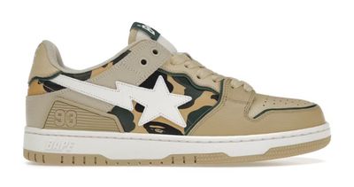 A Bathing Ape Bape SK8 STA #4 &#39;Beige Camo&#39;