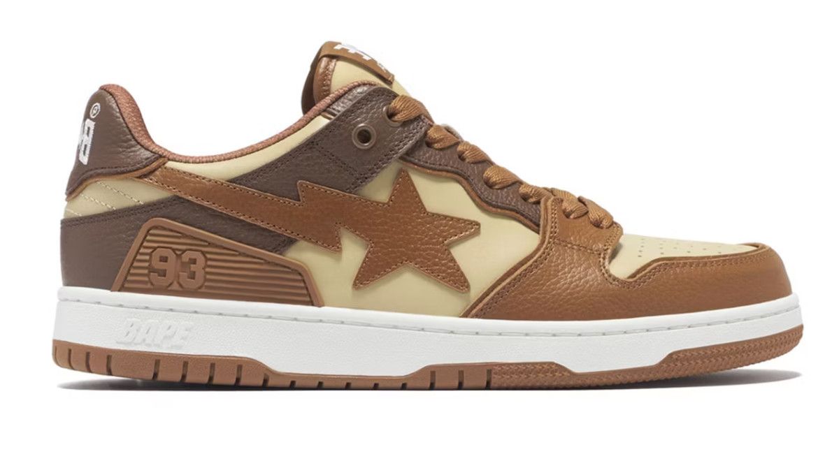 A Bathing Ape Bape SK8 STA #5 &#39;Brown Beige&#39;