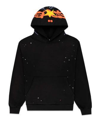 SP5DER &#39;Heavy Web&#39; Hoodie Black